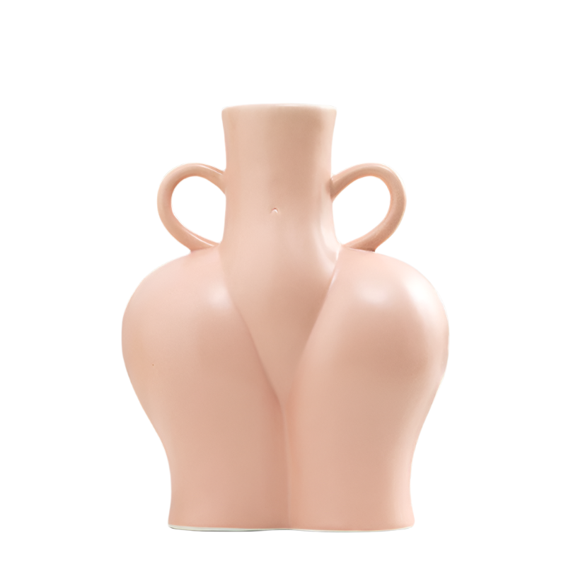 Artificial Human Body Art Vase Arrangement Hydroponic Flower Plant