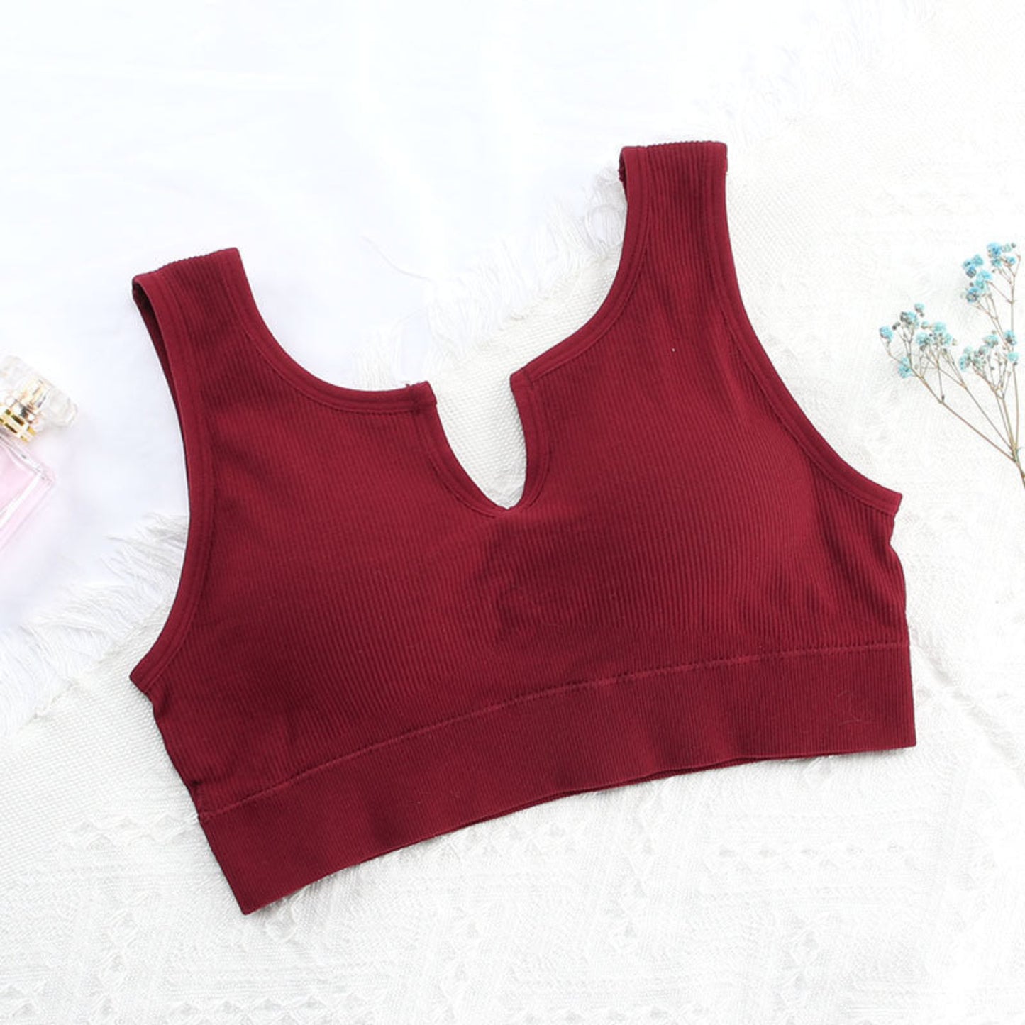 Knitted Ushaped Beautiful Back Tube Top Women
