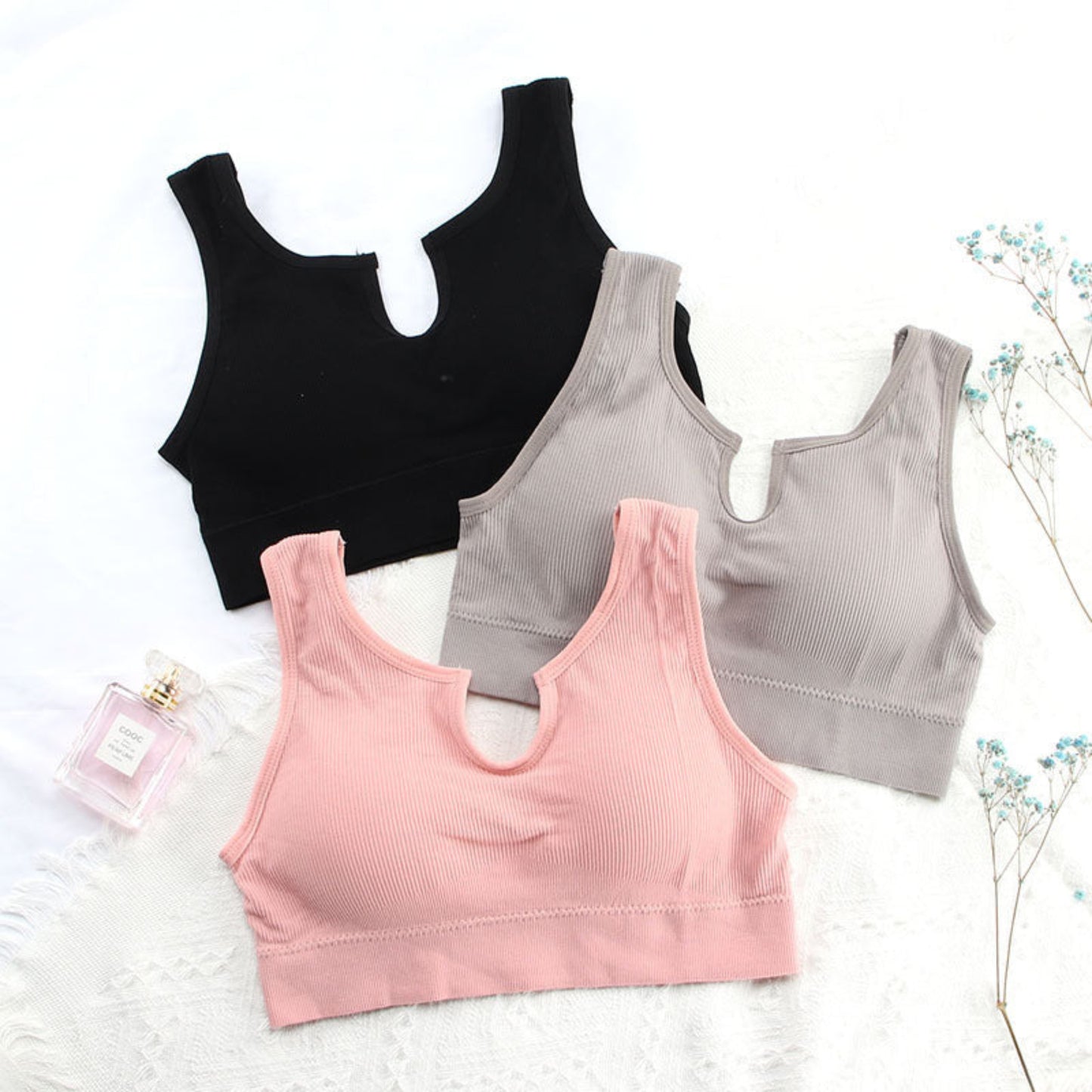 Knitted Ushaped Beautiful Back Tube Top Women