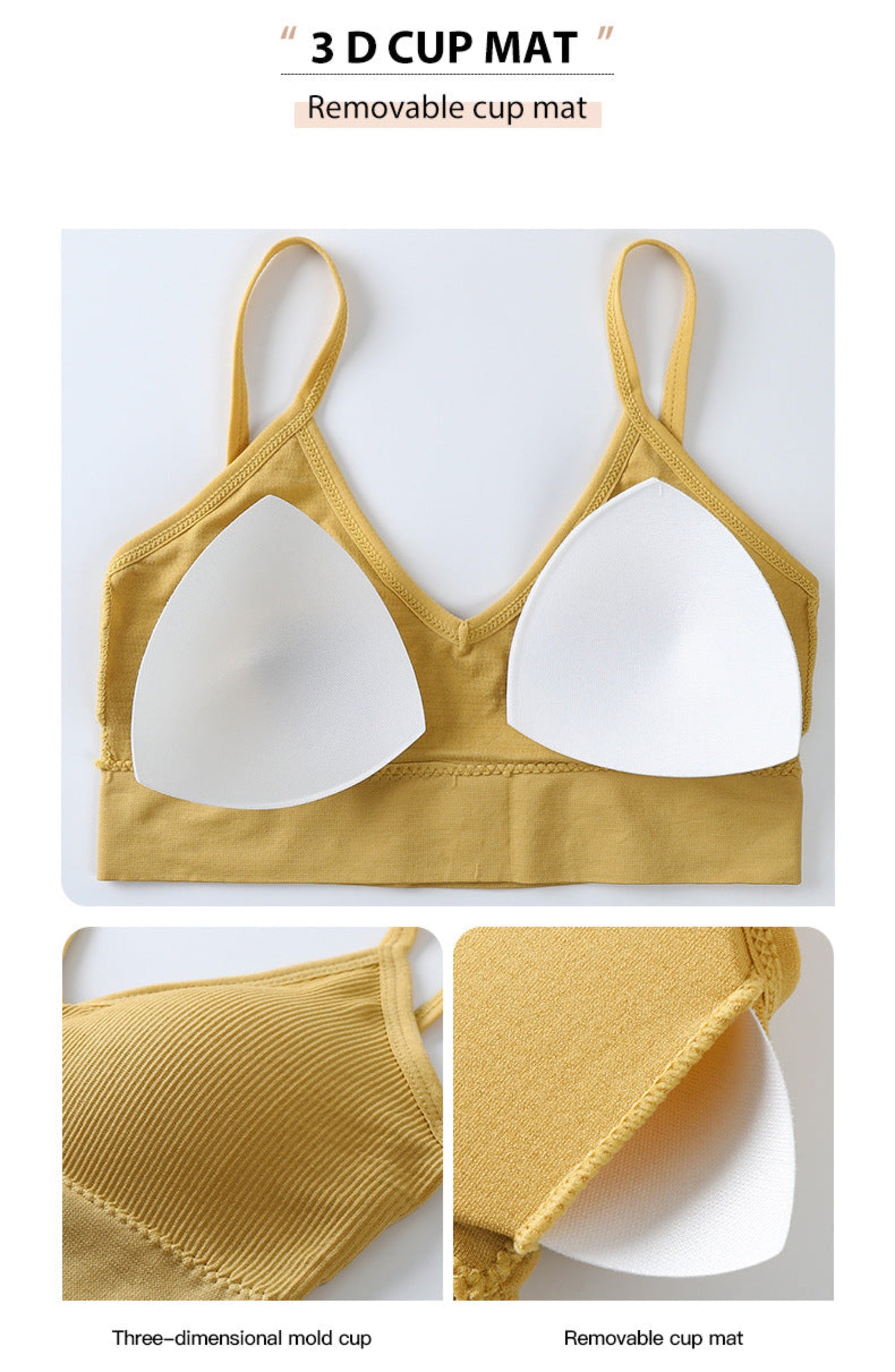 Women's Thin French Style No Steel Ring Panties And Bra Set