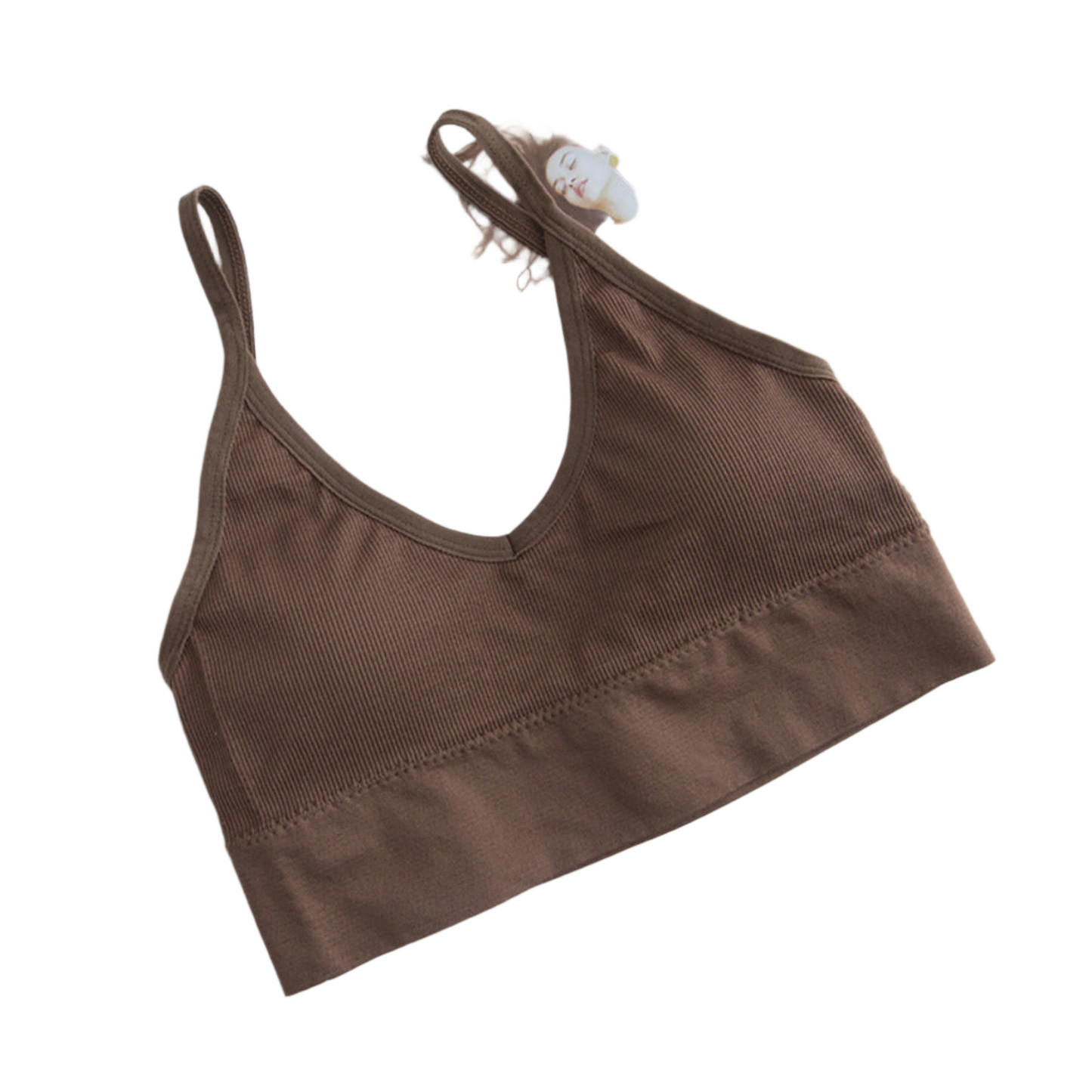 U Back Sports Bra for Women,Wirefree Padded Athletic Vest,Gym Fitness Running Yoga Sport Tops,Seamless Sports Bra Top