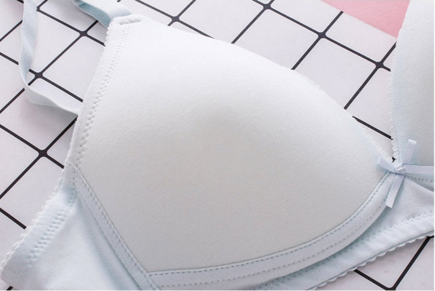 Students Without Steel Ring Pure Cotton Thin Push Up Bras