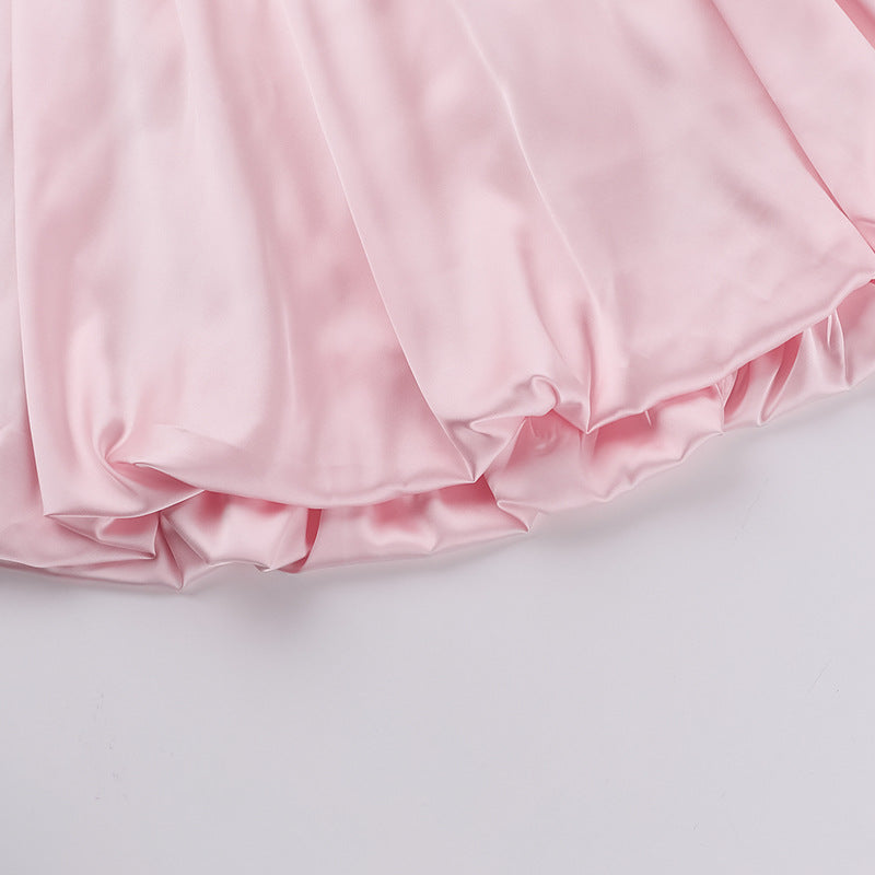 Fashion Off-shoulder Tube Top Dress Women