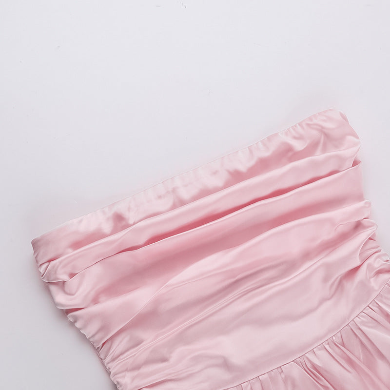 Fashion Off-shoulder Tube Top Dress Women