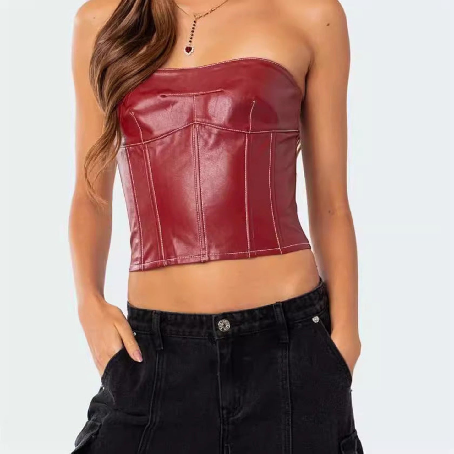 Personality Bandage Tube Top Vest For Women