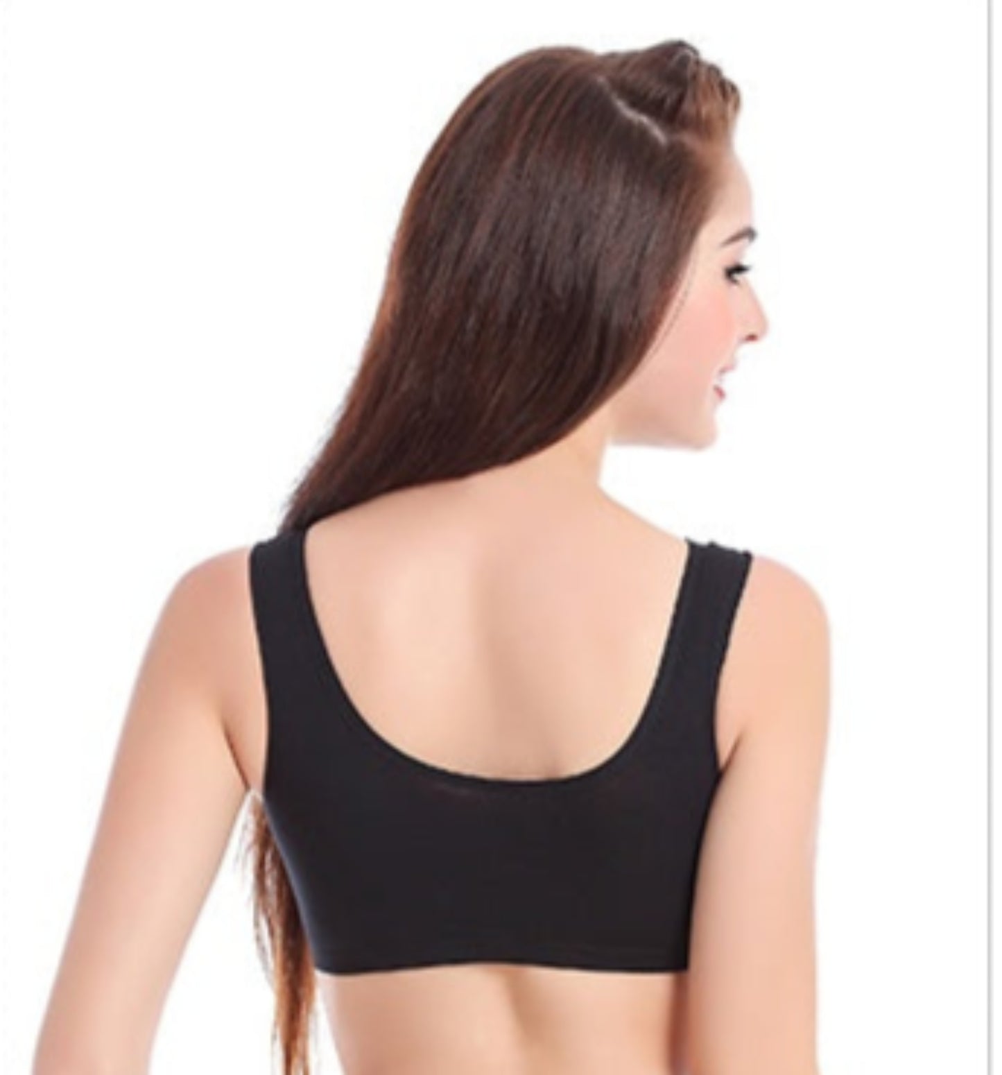 Cotton Anti-expansion Anti-Sag Gathering Adjustment Sports Bra