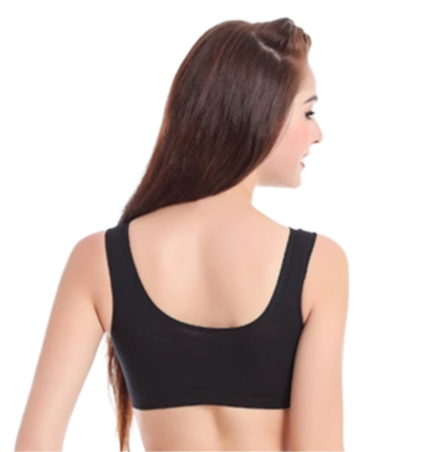Cotton Anti-expansion Anti-Sag Gathering Adjustment Sports Bra