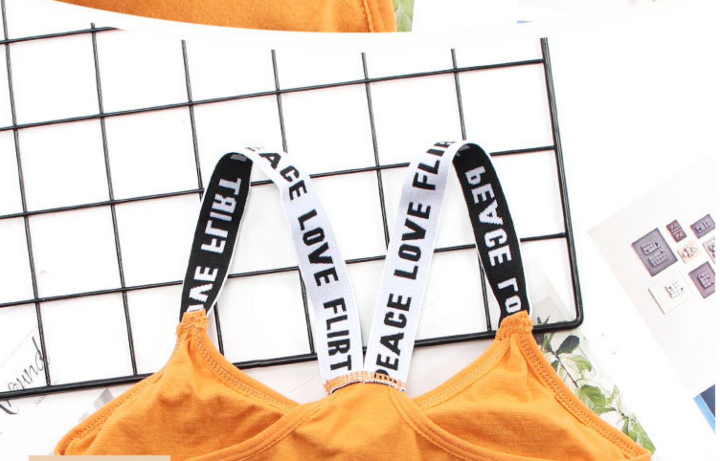 Thin Girls Bra Without Rims Student Sports