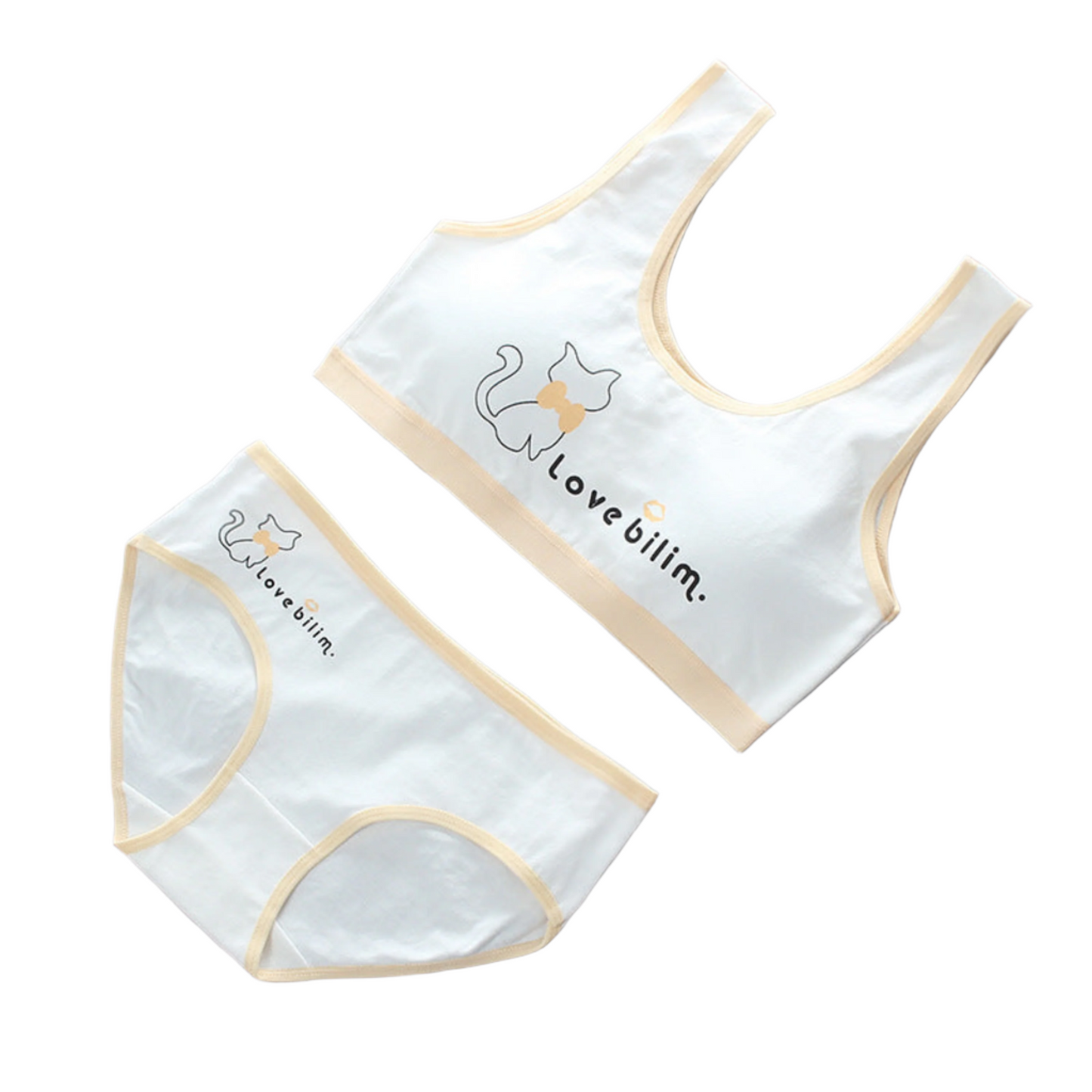 Girls' Bra Set, Pure Cotton, Developmental Vest, Underwear, Children'S Bra, Cotton