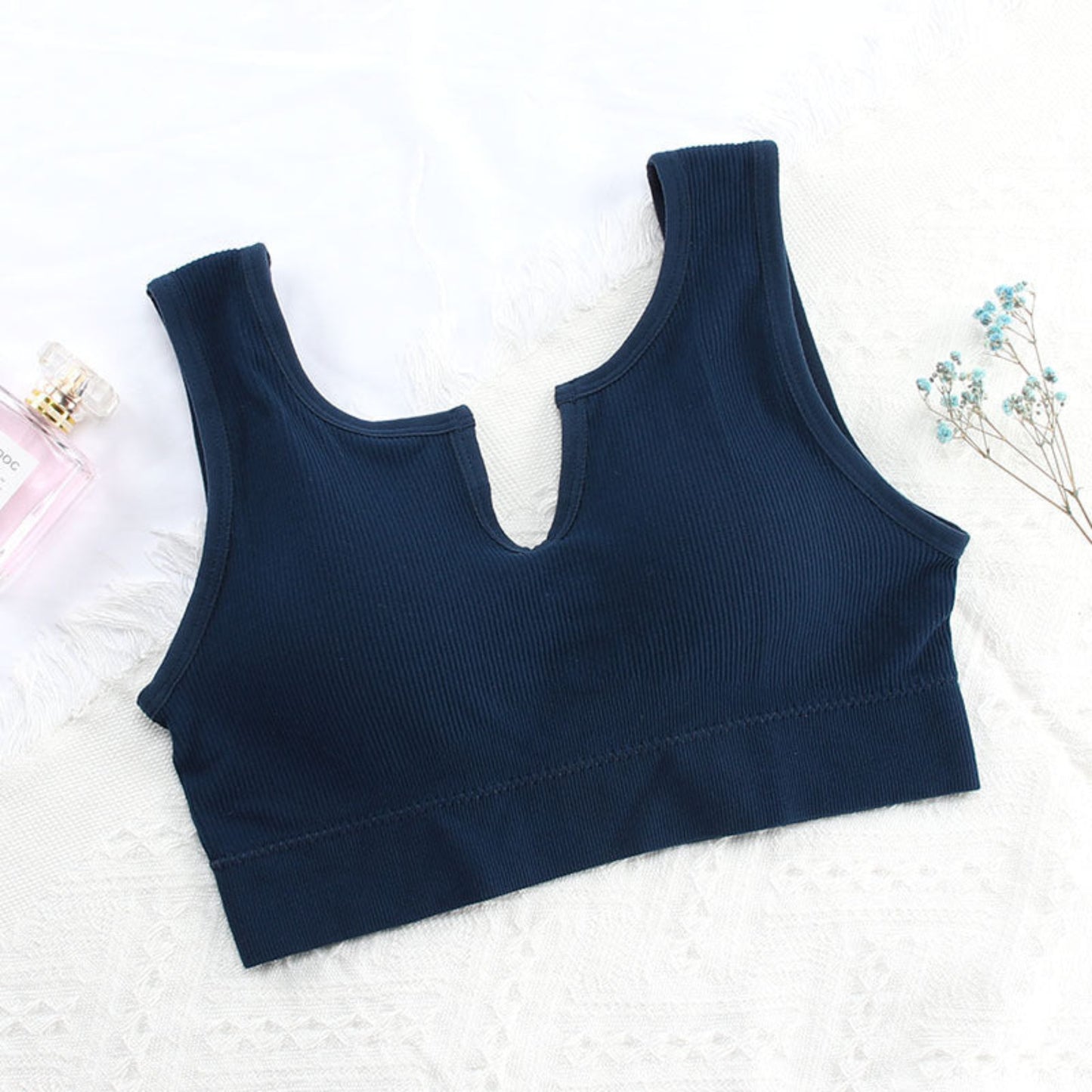 Knitted Ushaped Beautiful Back Tube Top Women