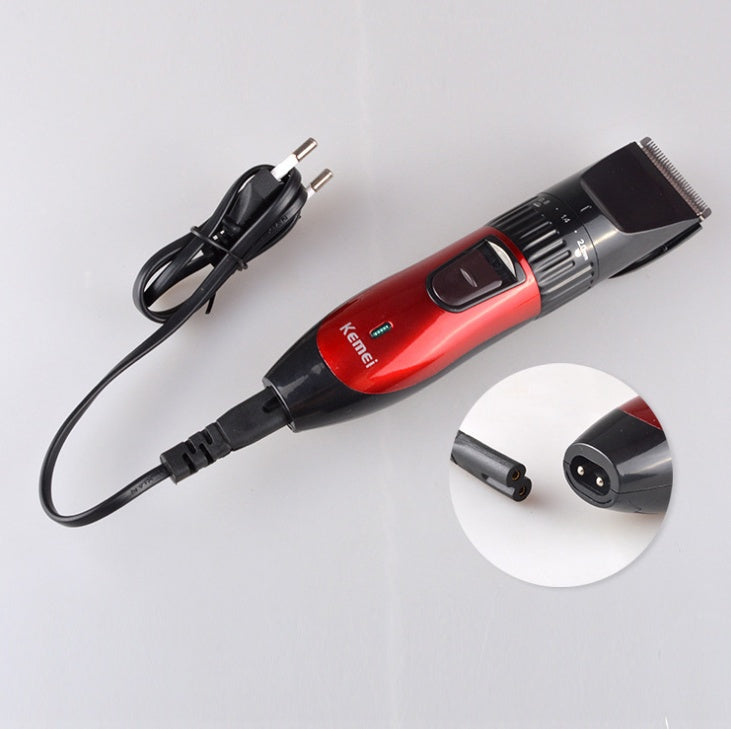 KM-730 hairdresser wholesale dry electric charging dual-purpose hairdresser manufacturer direct sales electric push shear pusher