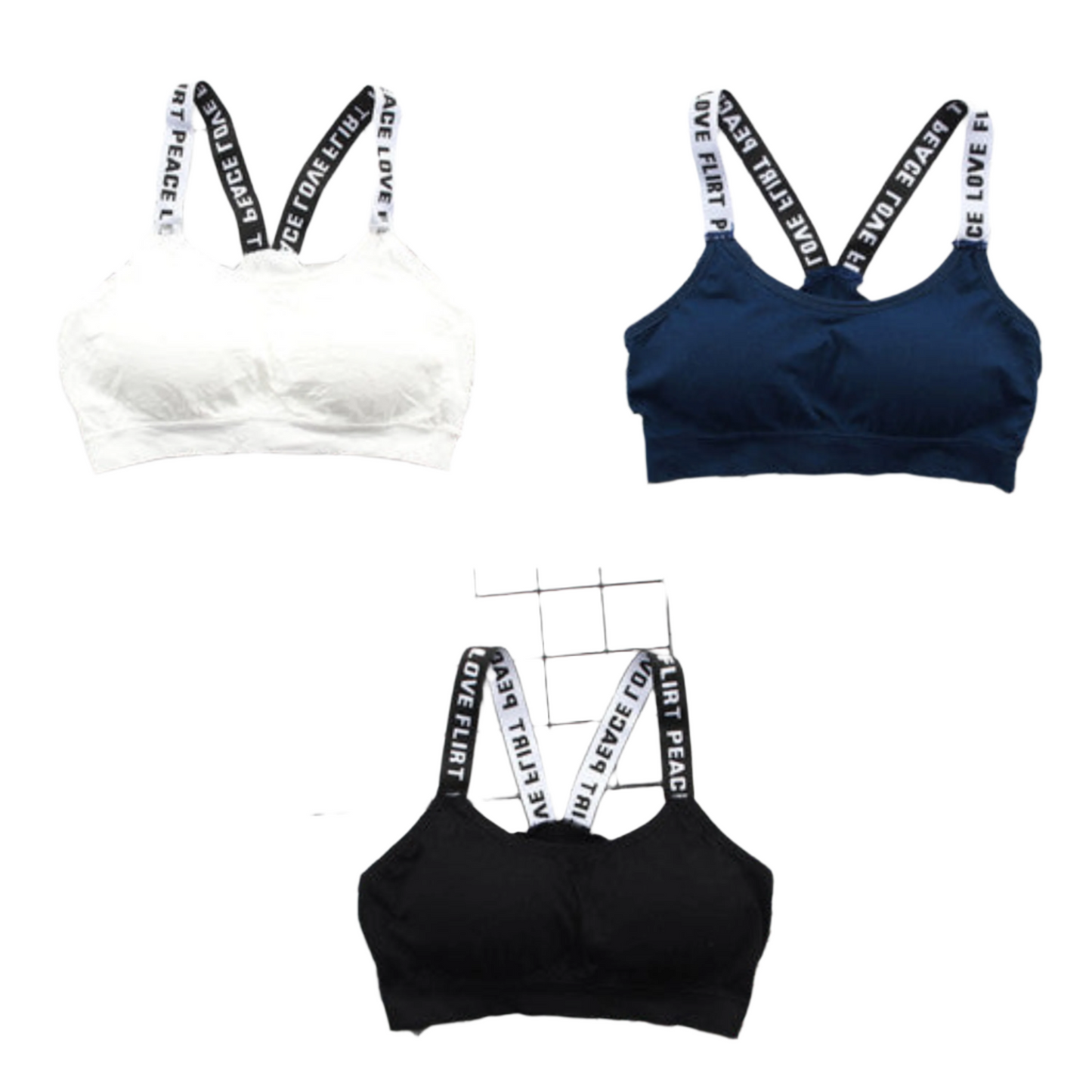 Thin Girls Bra Without Rims Student Sports