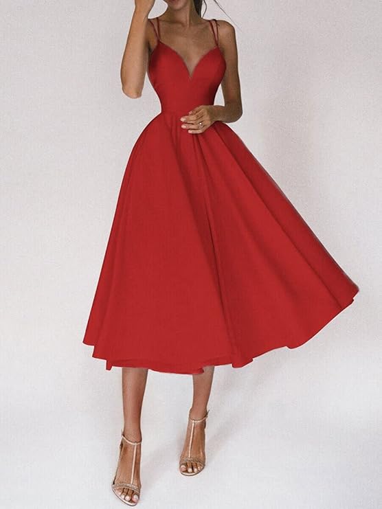 Sexy V-neck Suspender Dress Summer Fashion A-Line Long Dresses For Women