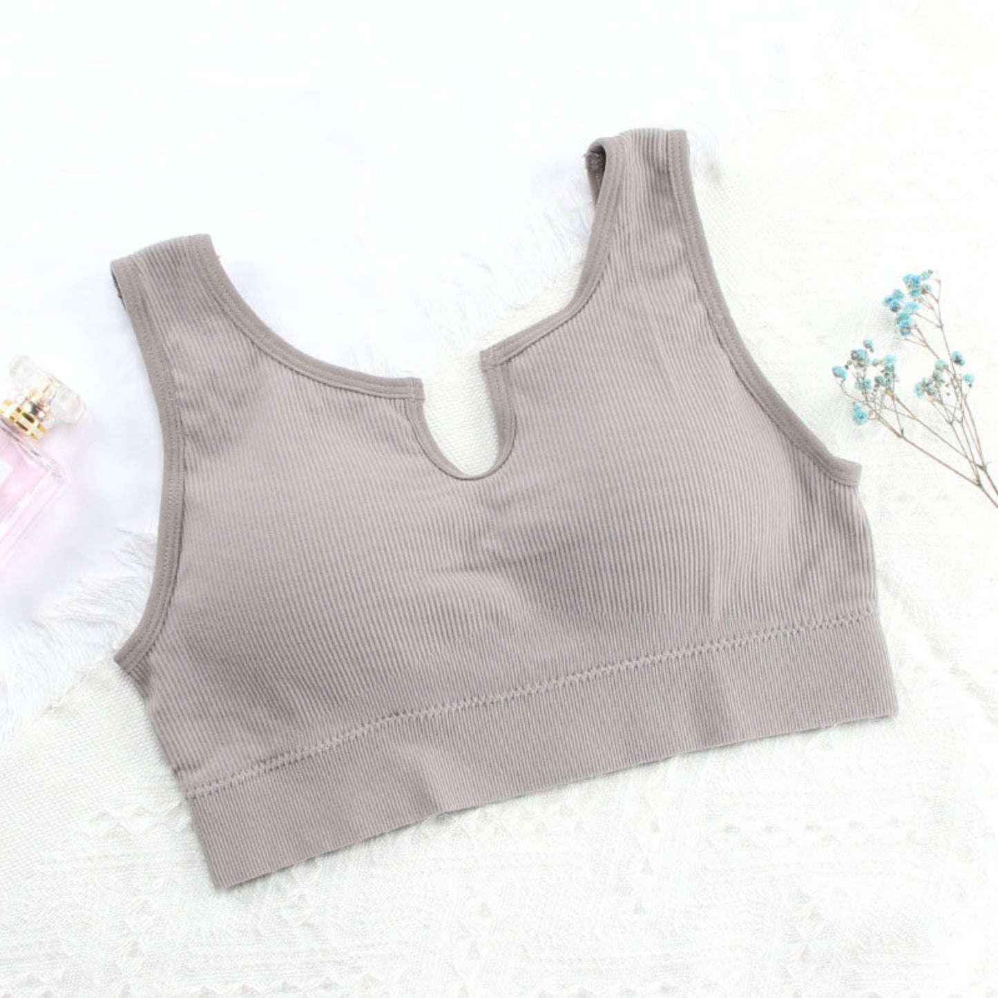Knitted Ushaped Beautiful Back Tube Top Women