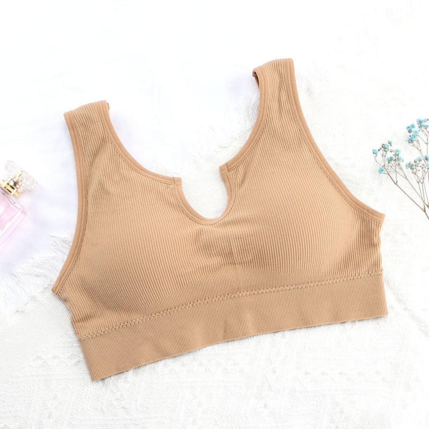 Knitted Ushaped Beautiful Back Tube Top Women