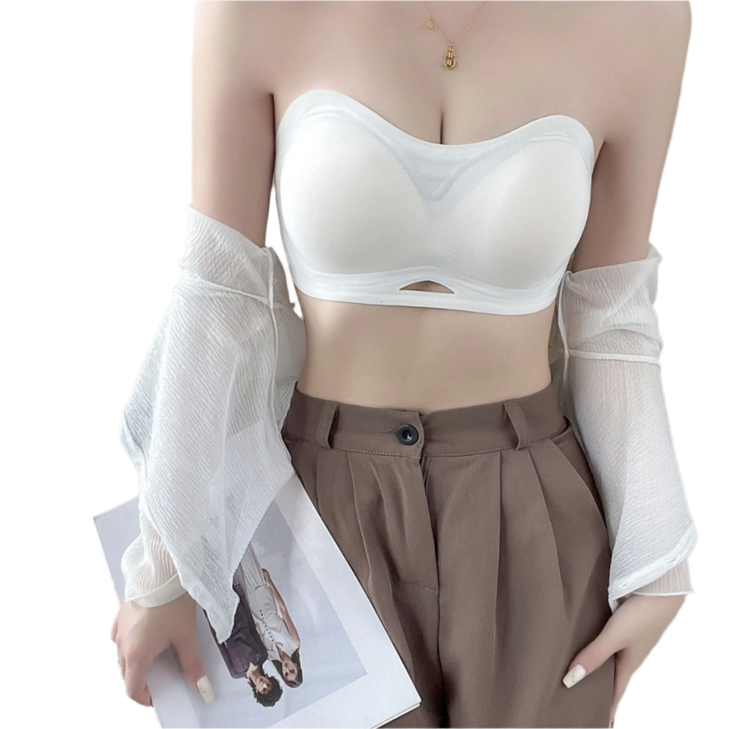 Summer Strapless Tube Top Underwear For Women