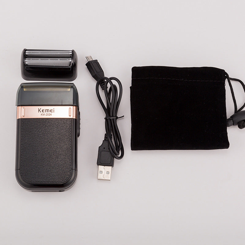 Double Type Strong Power Golden Head Electric Shaver
