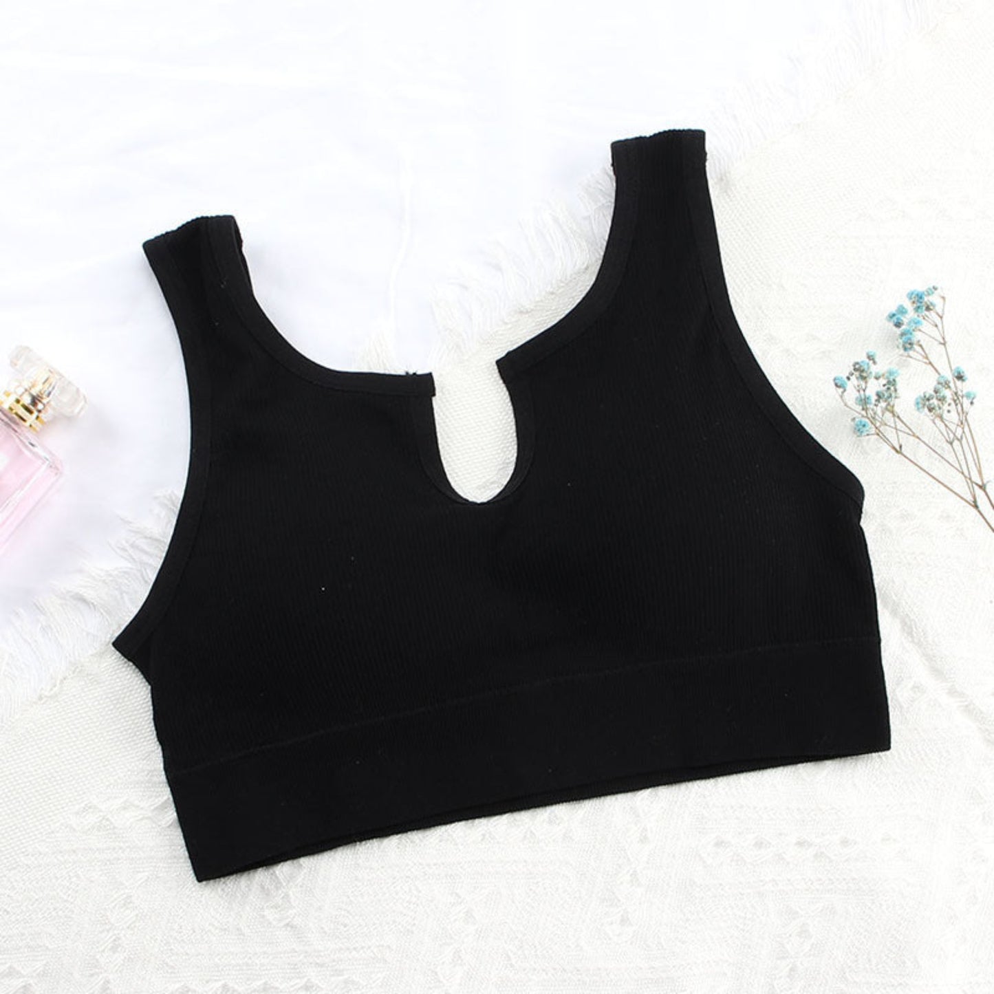 Knitted Ushaped Beautiful Back Tube Top Women