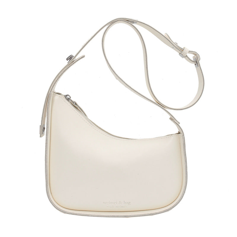 Retro Versatile Womens Saddle Bag In A Minimalist Style