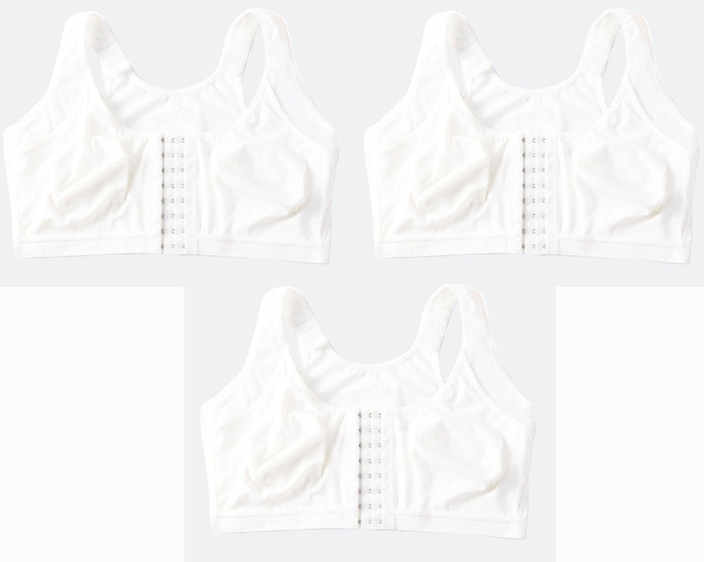 Foreign Trade Front Buckle Closed Sports Bra Plus Size