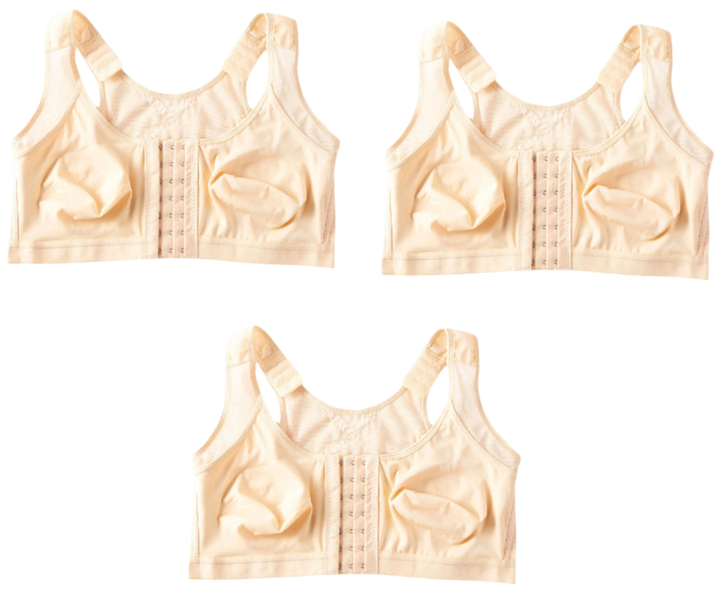 Foreign Trade Front Buckle Closed Sports Bra Plus Size