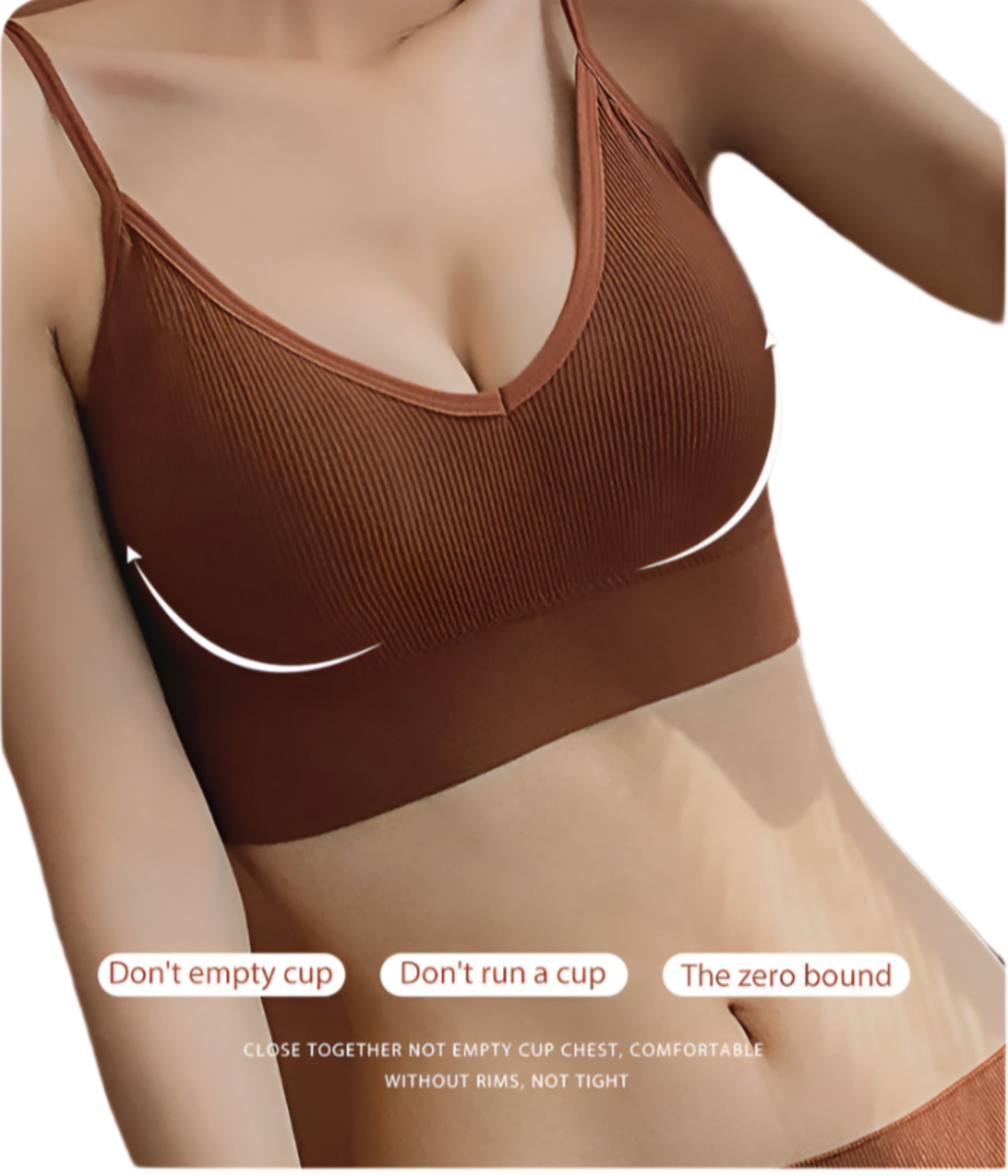 Women's Thin French Style No Steel Ring Panties And Bra Set