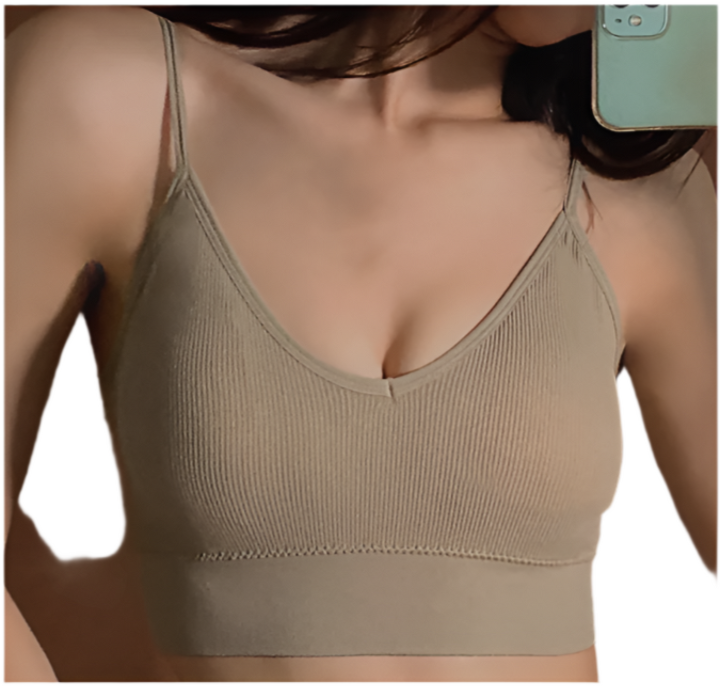 Women's Thin French Style No Steel Ring Panties And Bra Set