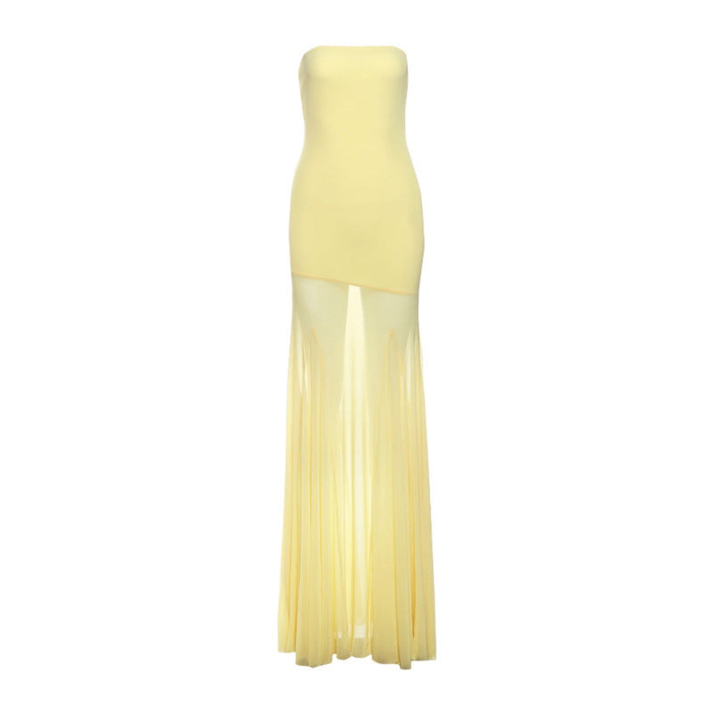 Fashion Personality Off-neck Tube Top Dress Women