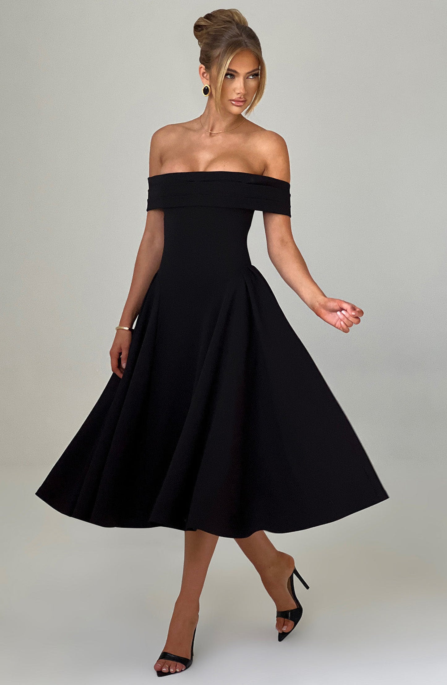 Fashion Personality Pure Color Tube-top Dress Women