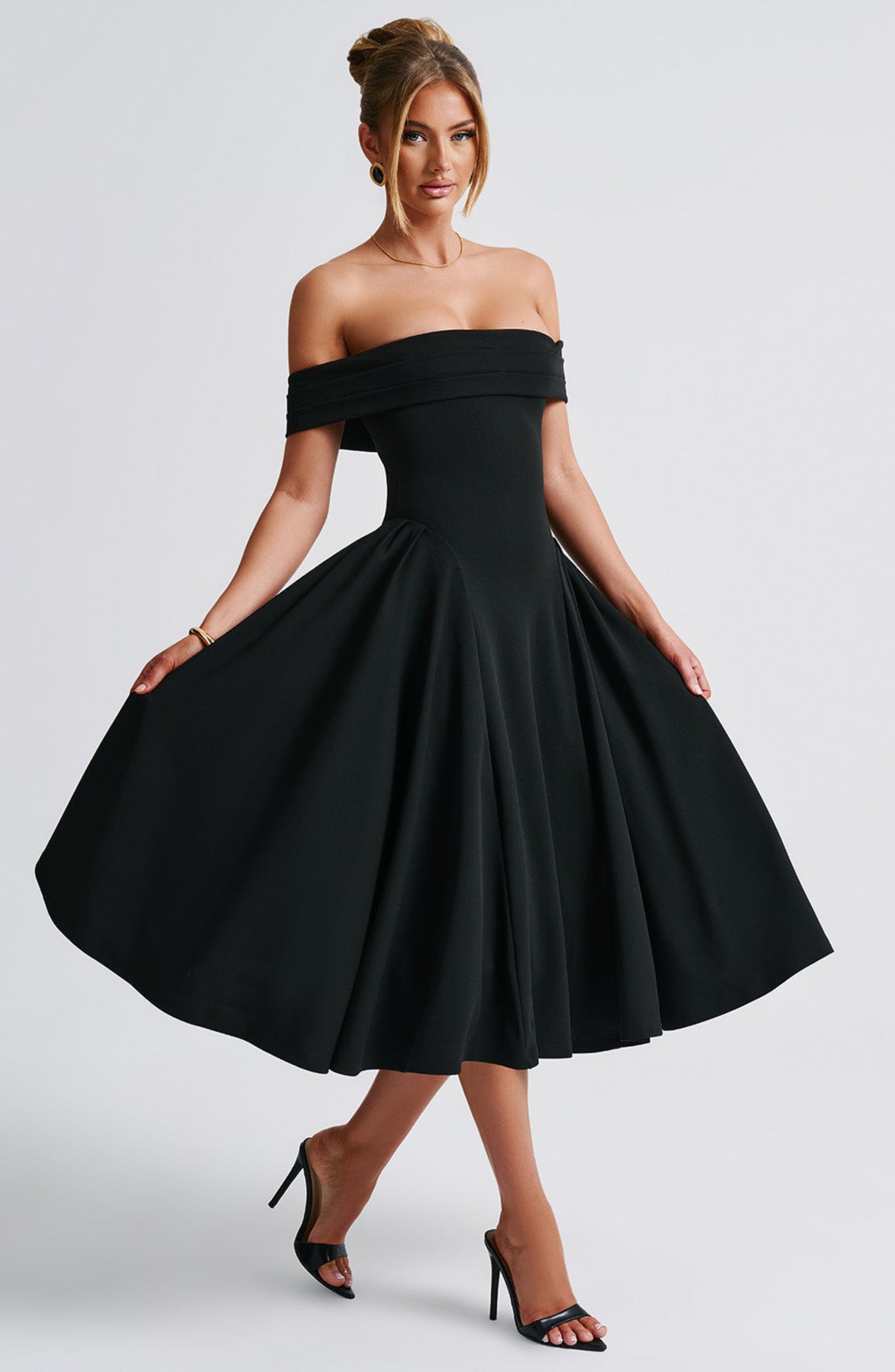 Fashion Personality Pure Color Tube-top Dress Women