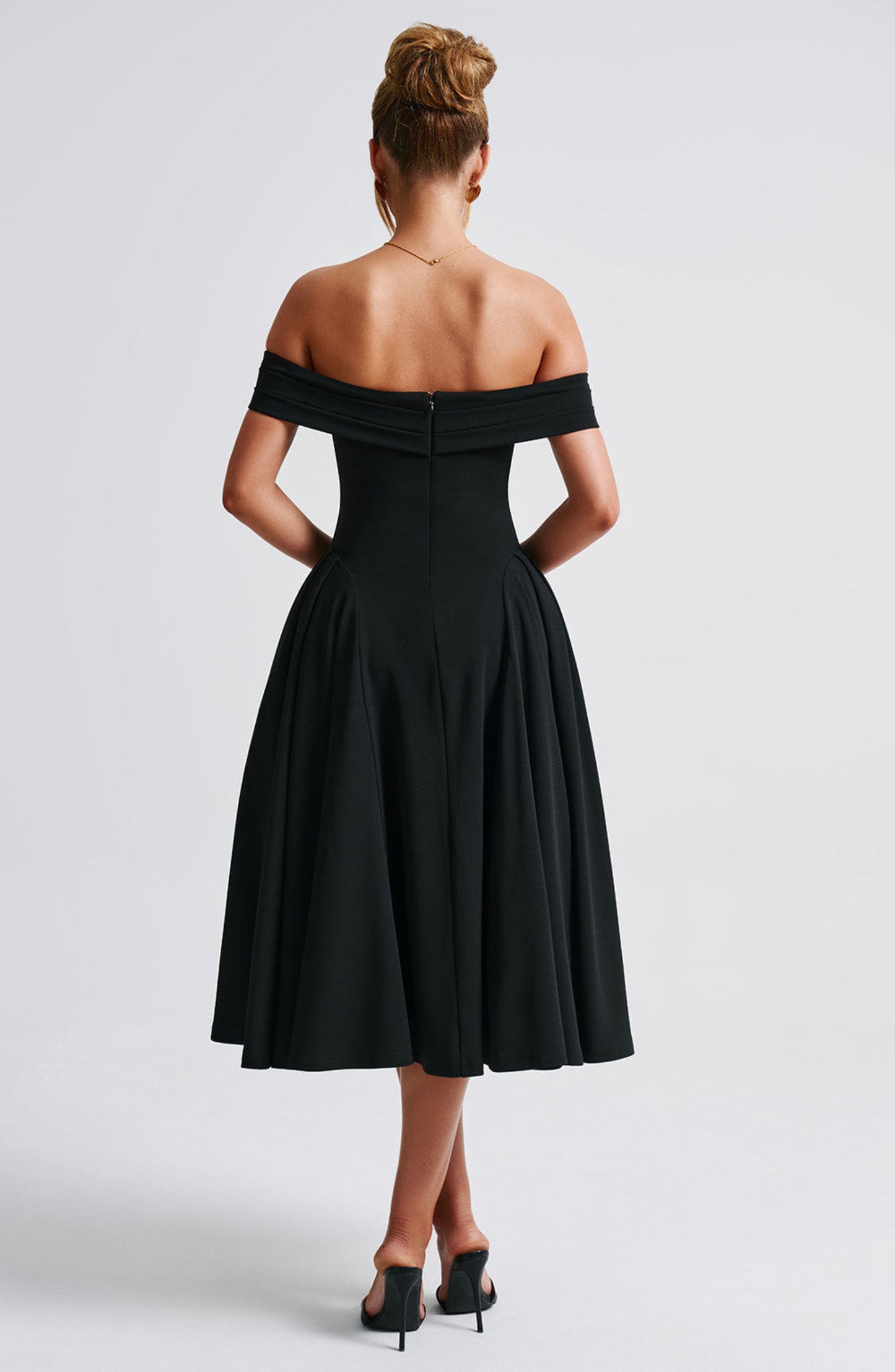 Fashion Personality Pure Color Tube-top Dress Women