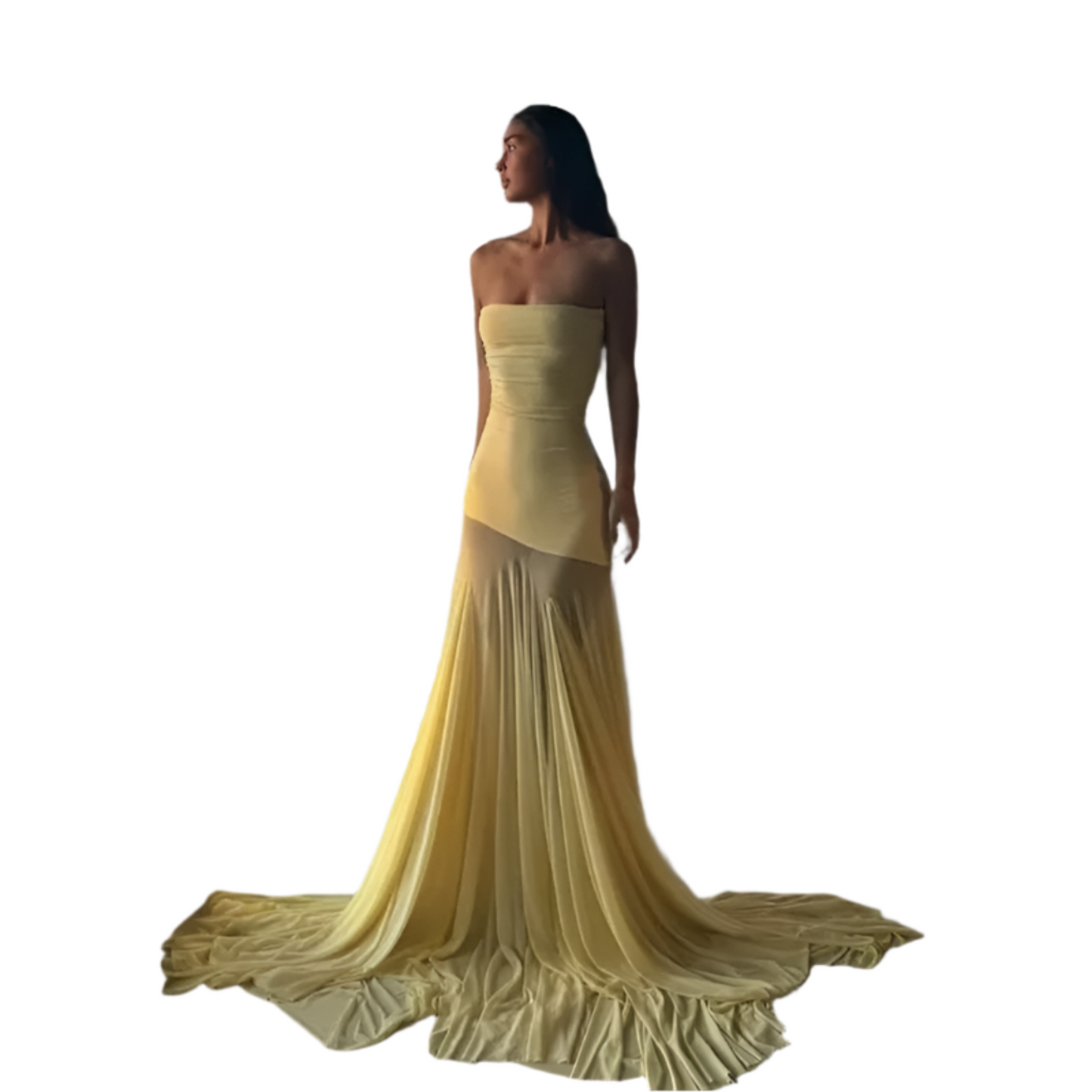 Fashion Personality Off-neck Tube Top Dress Women