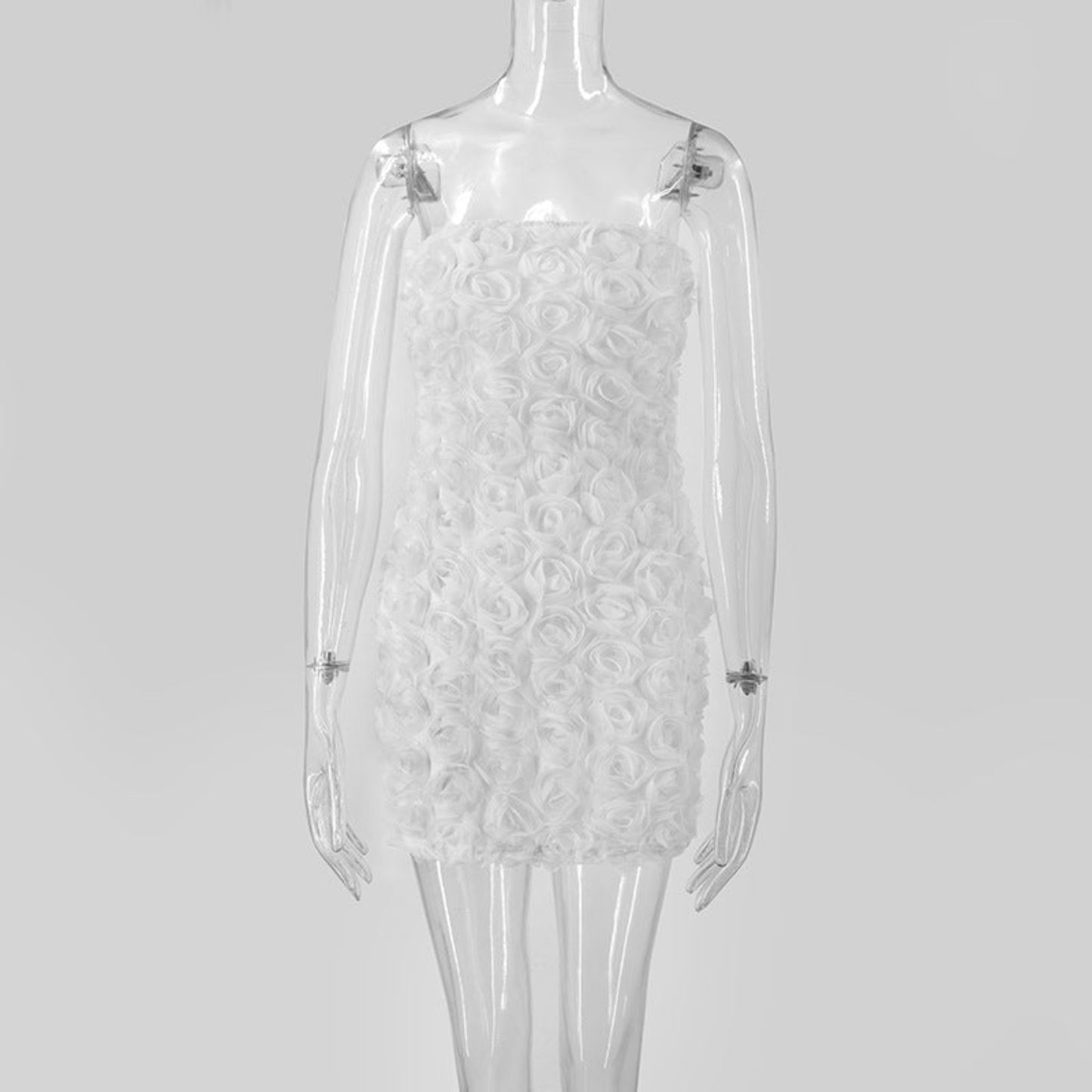 Fashion Flower Tube Top Package Hip Dress Women