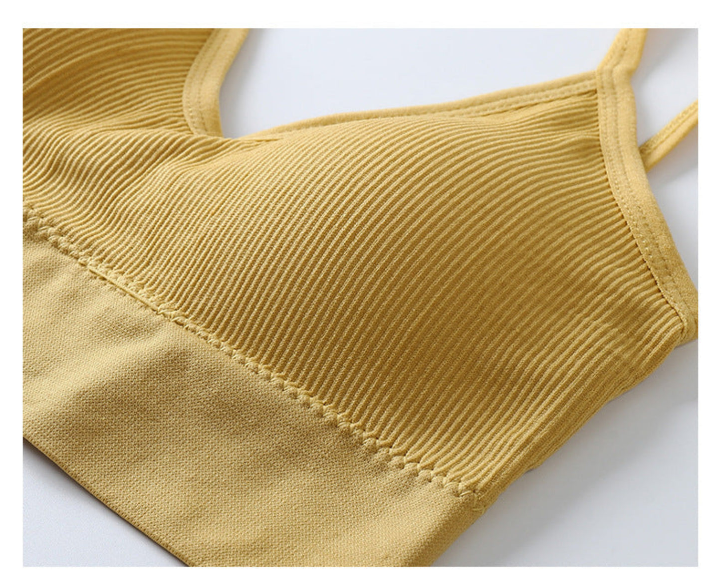Women's Thin French Style No Steel Ring Panties And Bra Set