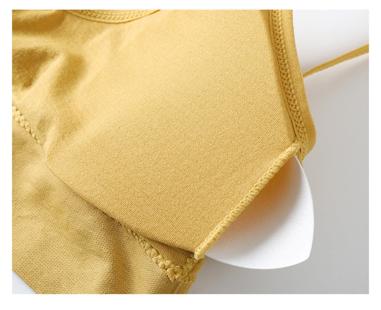 Women's Thin French Style No Steel Ring Panties And Bra Set