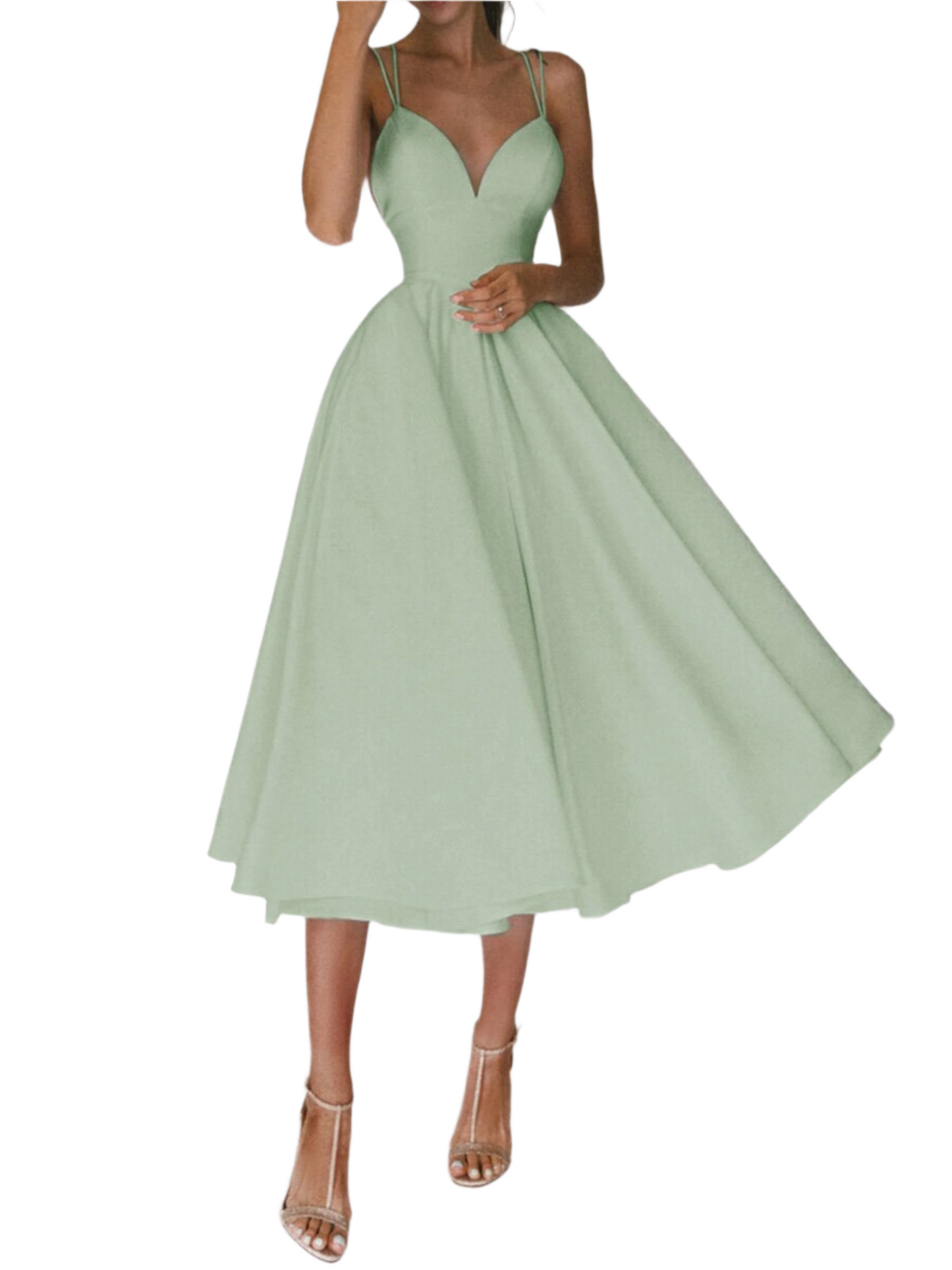 Sexy V-neck Suspender Dress Summer Fashion A-Line Long Dresses For Women