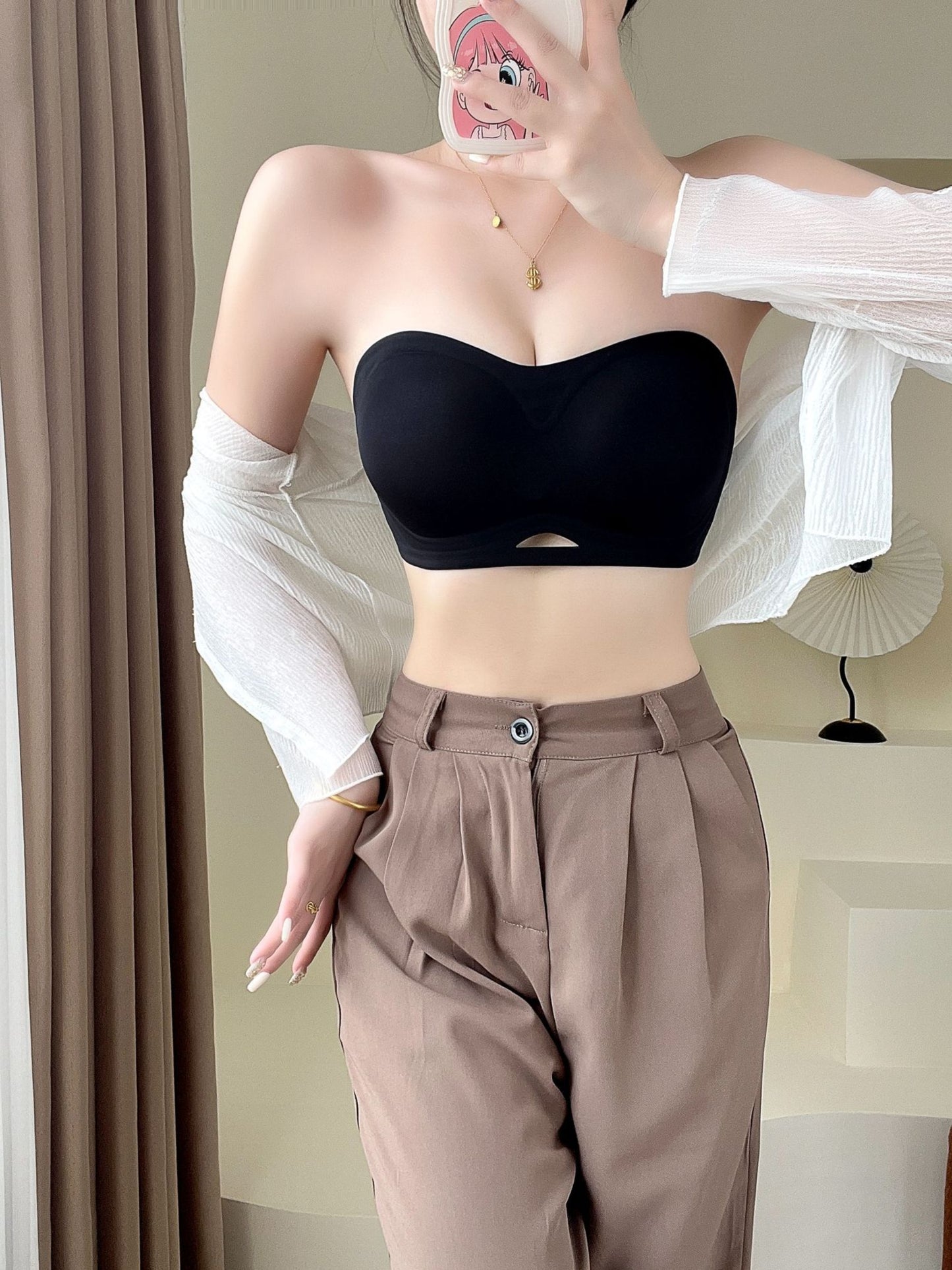 Summer Strapless Tube Top Underwear For Women