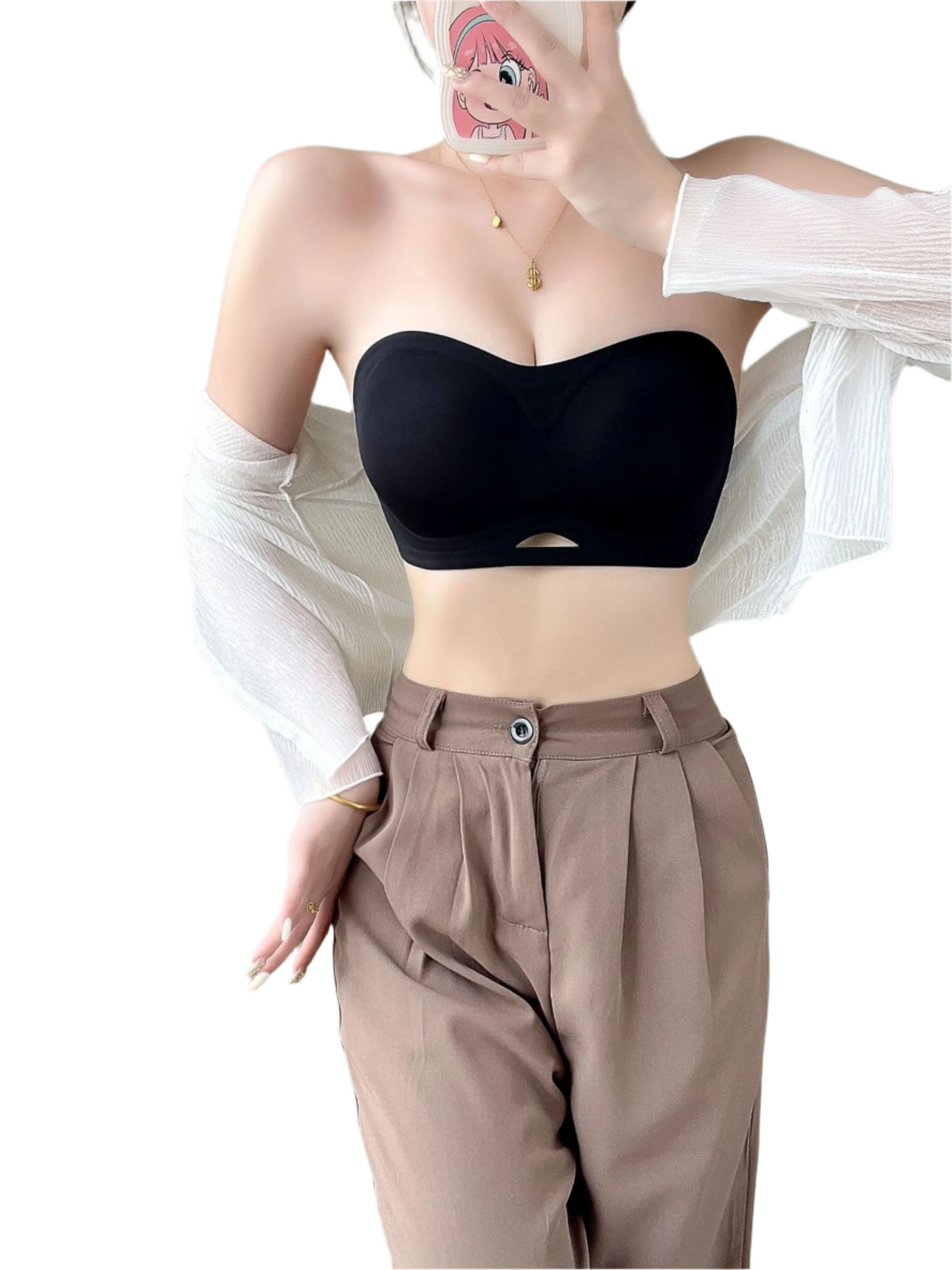 Summer Strapless Tube Top Underwear For Women