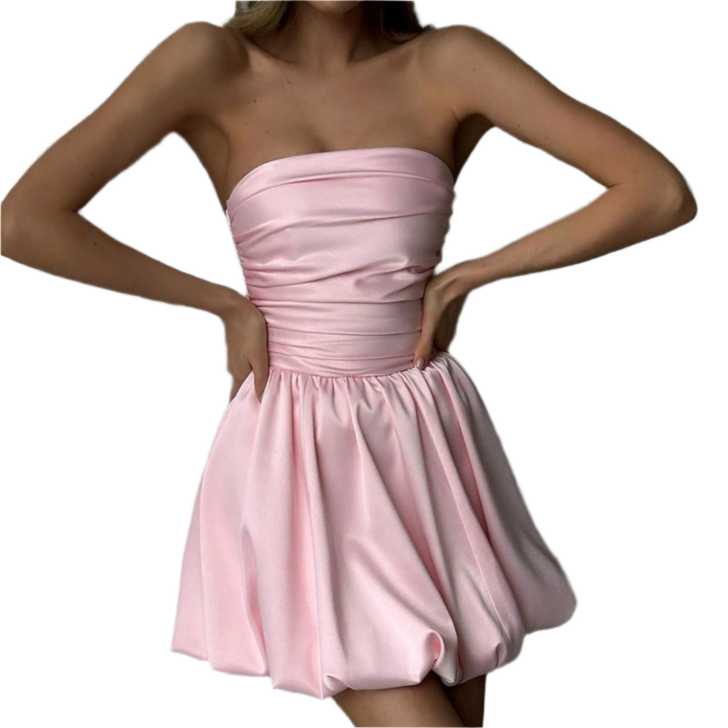 Fashion Off-shoulder Tube Top Dress Women
