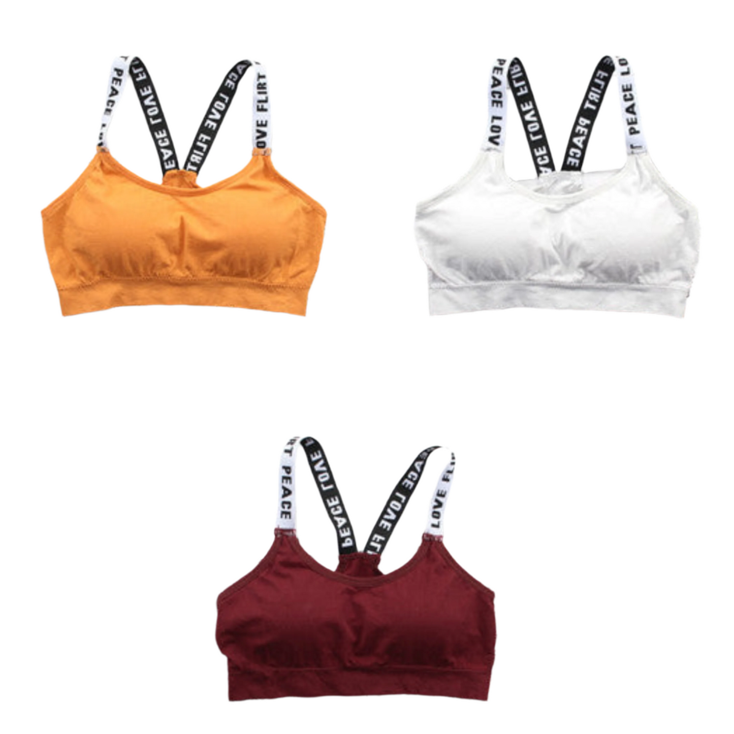 Thin Girls Bra Without Rims Student Sports