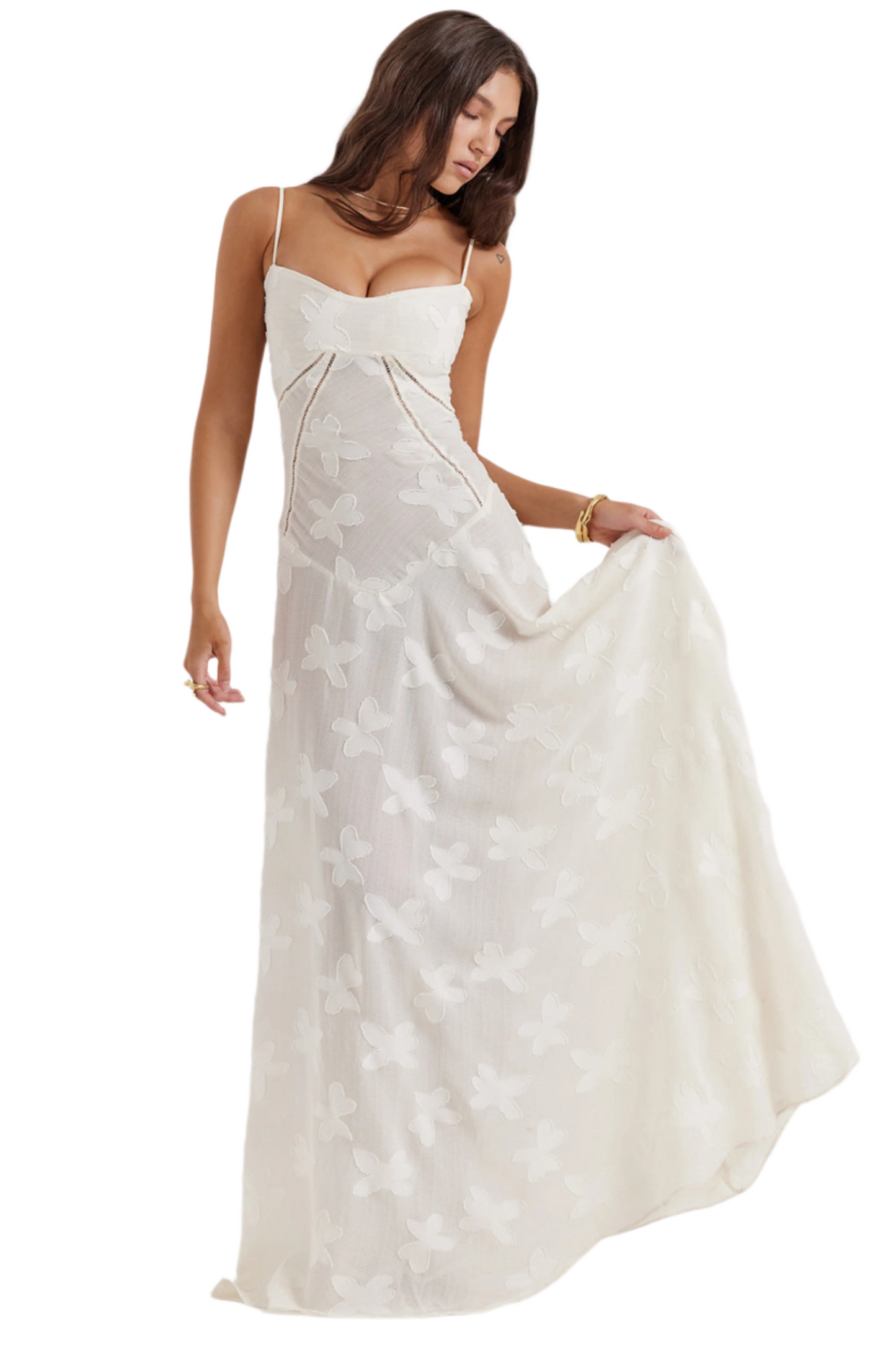 Sexy Flowers Lace Suspender Dress Summer Fashion Slim Back Lace-up Long Dresses Party Evening Club Clothing For Women