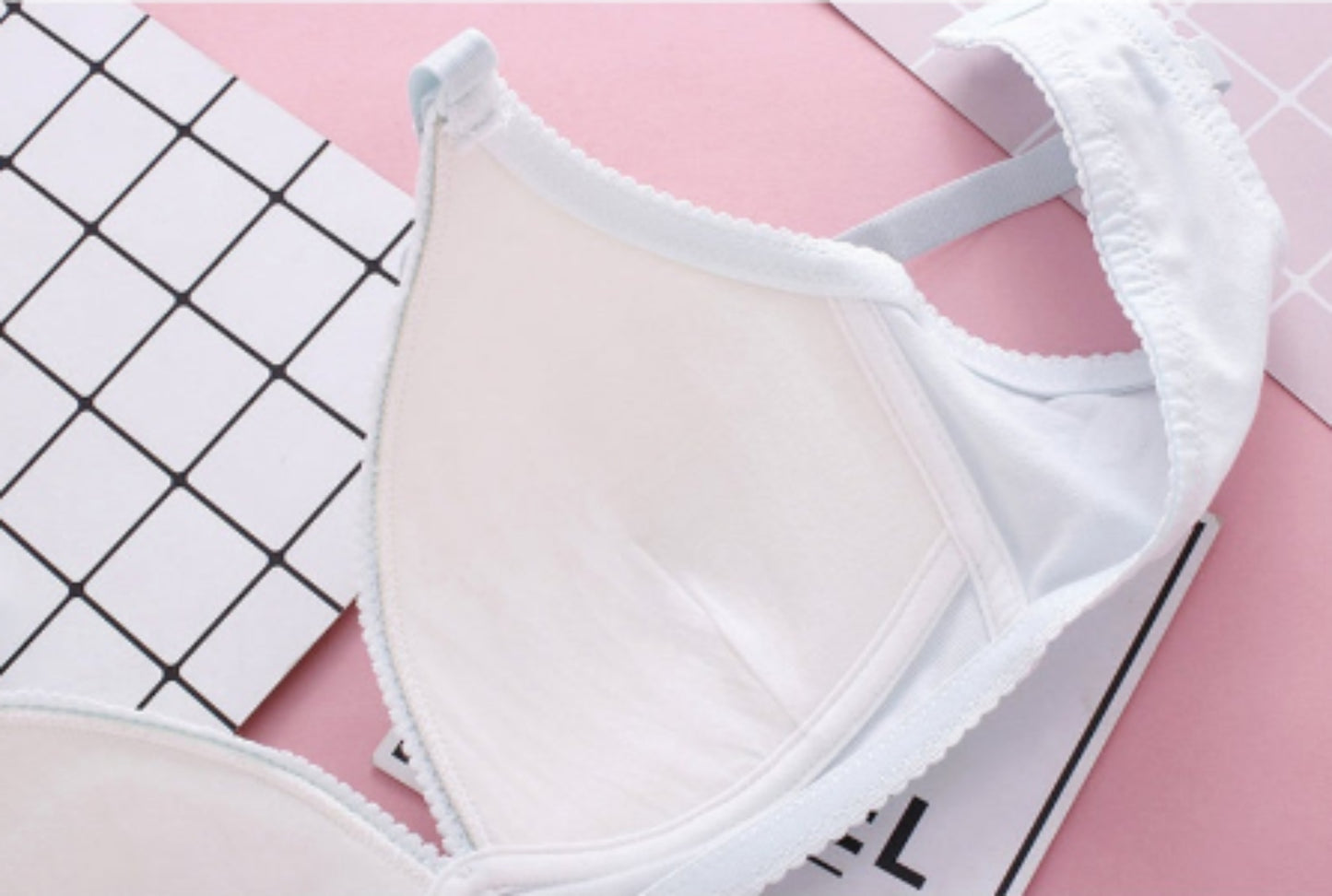Students Without Steel Ring Pure Cotton Thin Push Up Bras