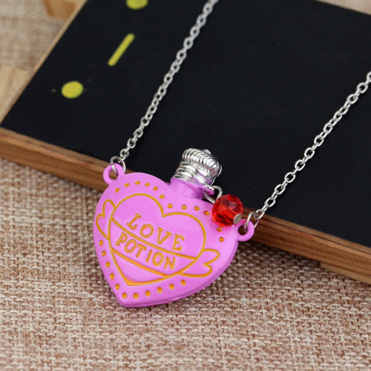 Fashion Necklace Love Poison Love Pill Bottle Pendant Valentines Day Gift