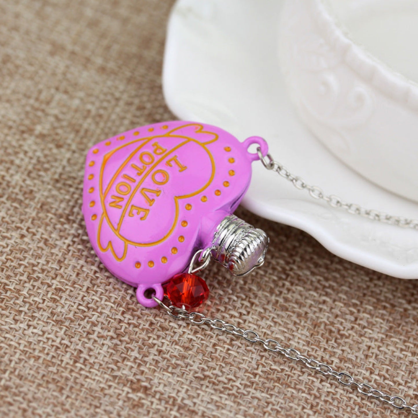 Fashion Necklace Love Poison Love Pill Bottle Pendant Valentines Day Gift