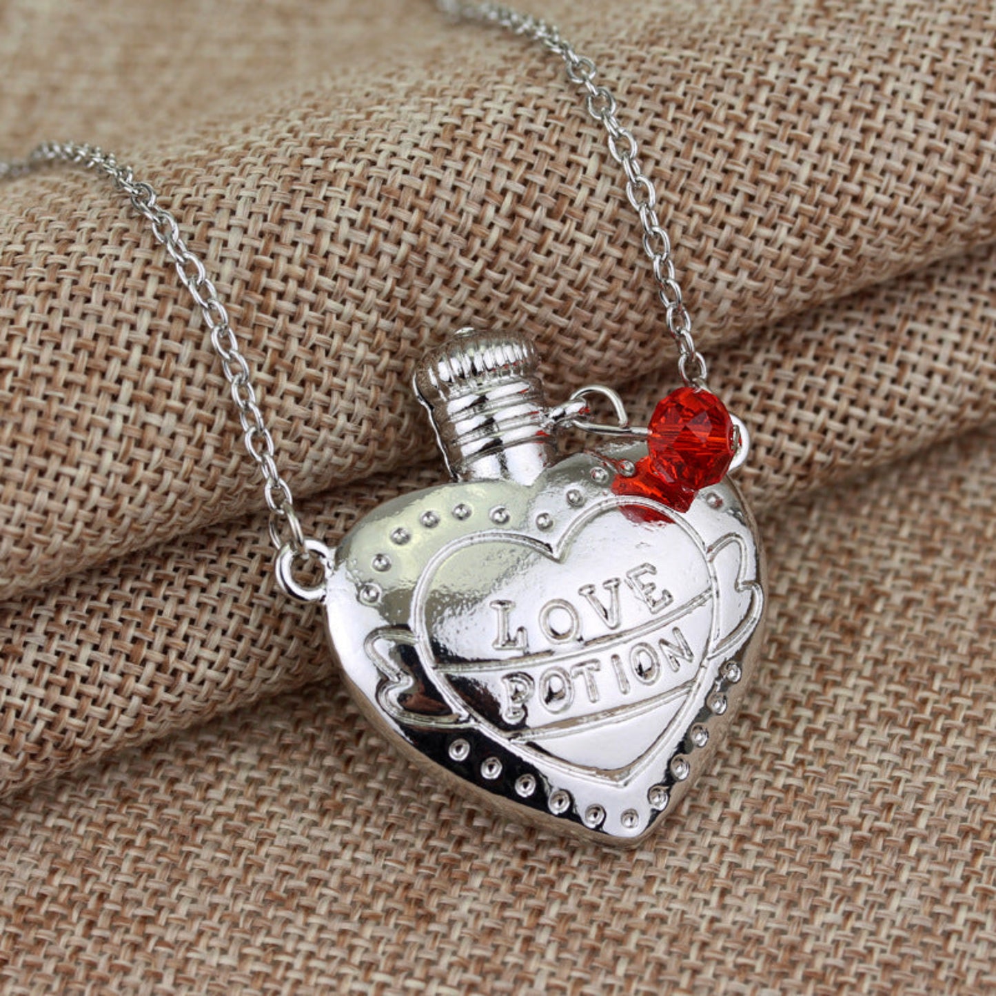 Fashion Necklace Love Poison Love Pill Bottle Pendant Valentines Day Gift
