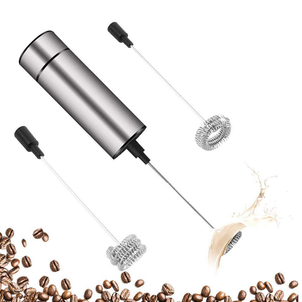 Stainless Steel Coffee Stirrer Mixer Blender Electric Egg Beater Milk Frother Home Kitchen Utensils