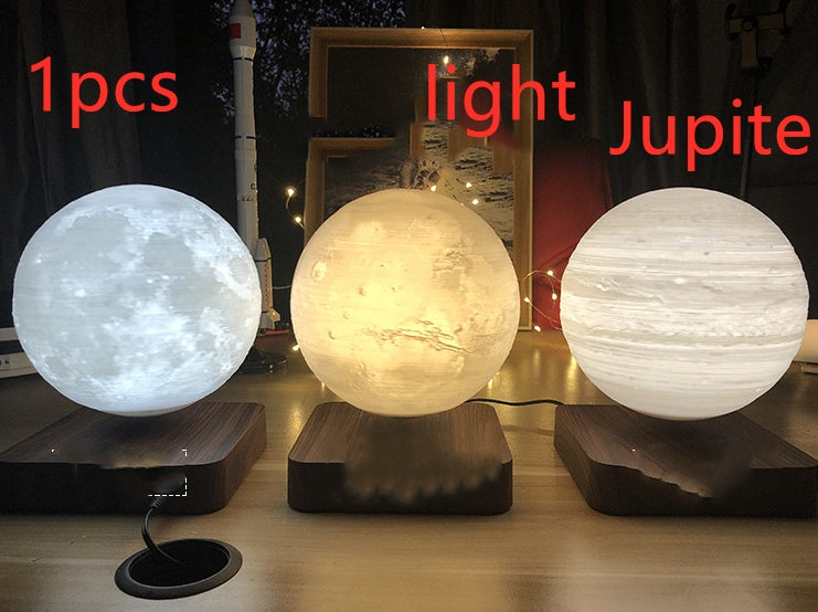 Magnetic Levitation Table Lamp Moon Light 3D Printing Planet Night Light