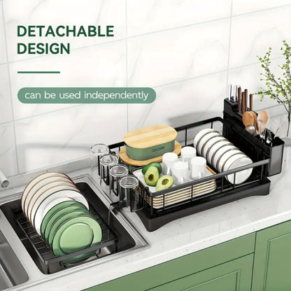 Kitchen Counter Large Cutlery Drain Rack- It Is Forbidden To Sell On The Temu Platform And Does Not Ship On Weekends