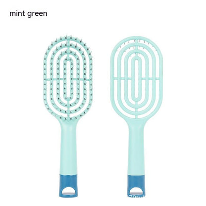 Home Fashion Simple Hollow Long Handle Massage Comb