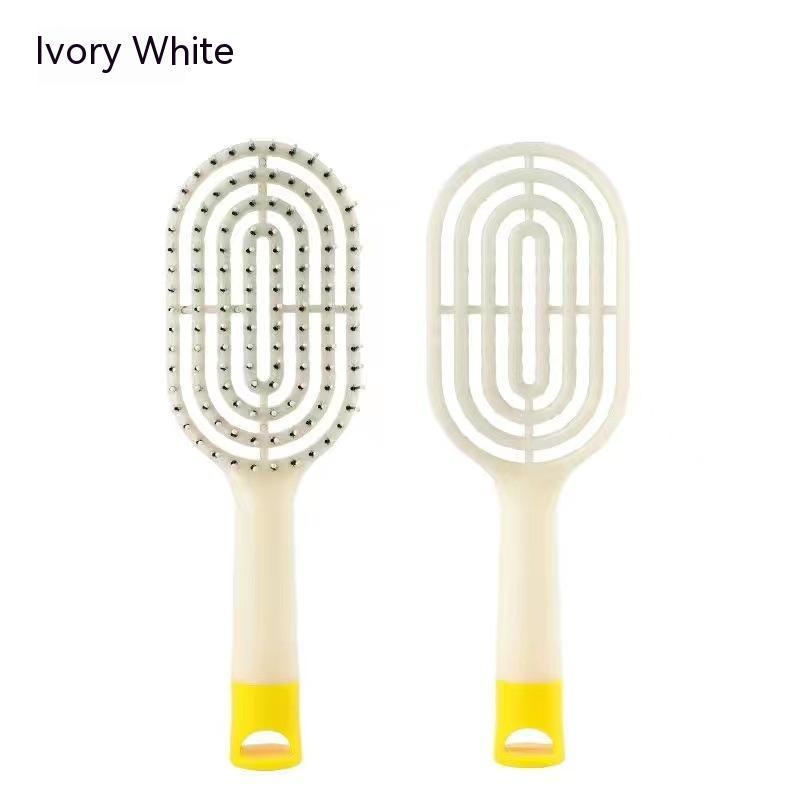 Home Fashion Simple Hollow Long Handle Massage Comb